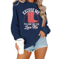 Sweatshirt boots with star print
