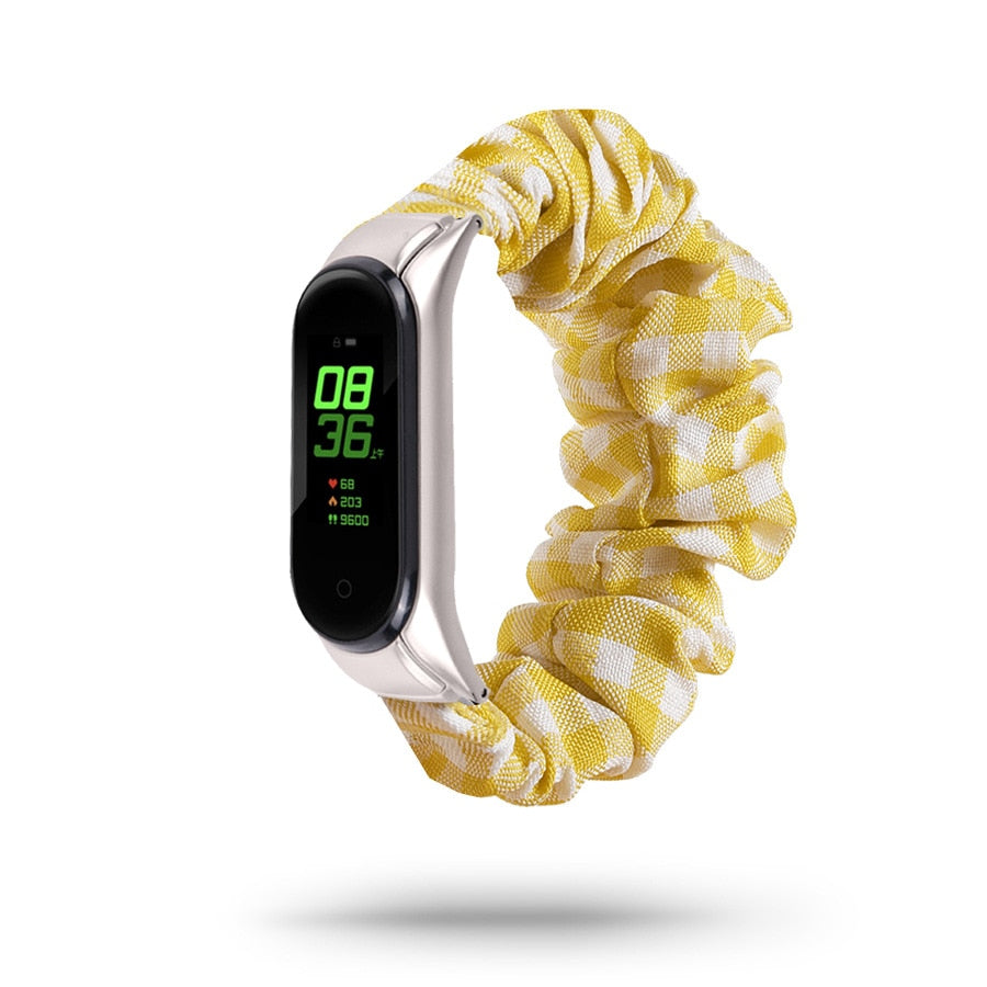 Elastic Scrunchie Replacement Strap for Xiaomi Mi Band 5