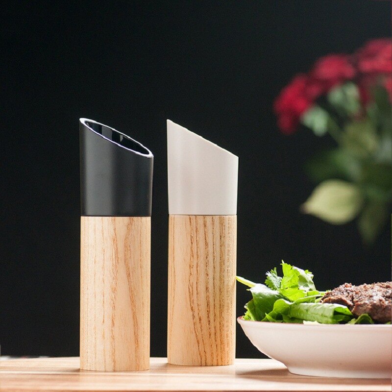 Manual Salt Pepper Grinder Kitchen Gadgets Spice Mill Grinder Seasoning Adjustable Coarseness Pepper Mill for BBQ Kitchen Tools