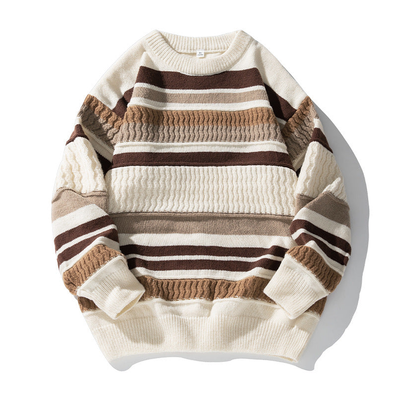 Round neck sweater for men