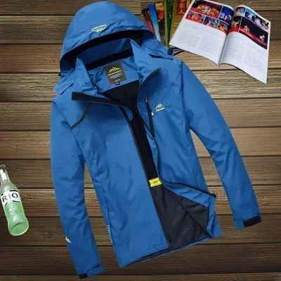 Men's Jackets   NEW Spring Autumn Casual Men Outwear Raincoat Waterproof Hooded Coats Male Breathable WorkJackets 4XL