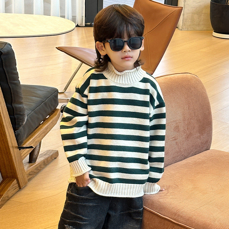 Boys Kids Casual Knit Pullover Sweater Autumn Winter