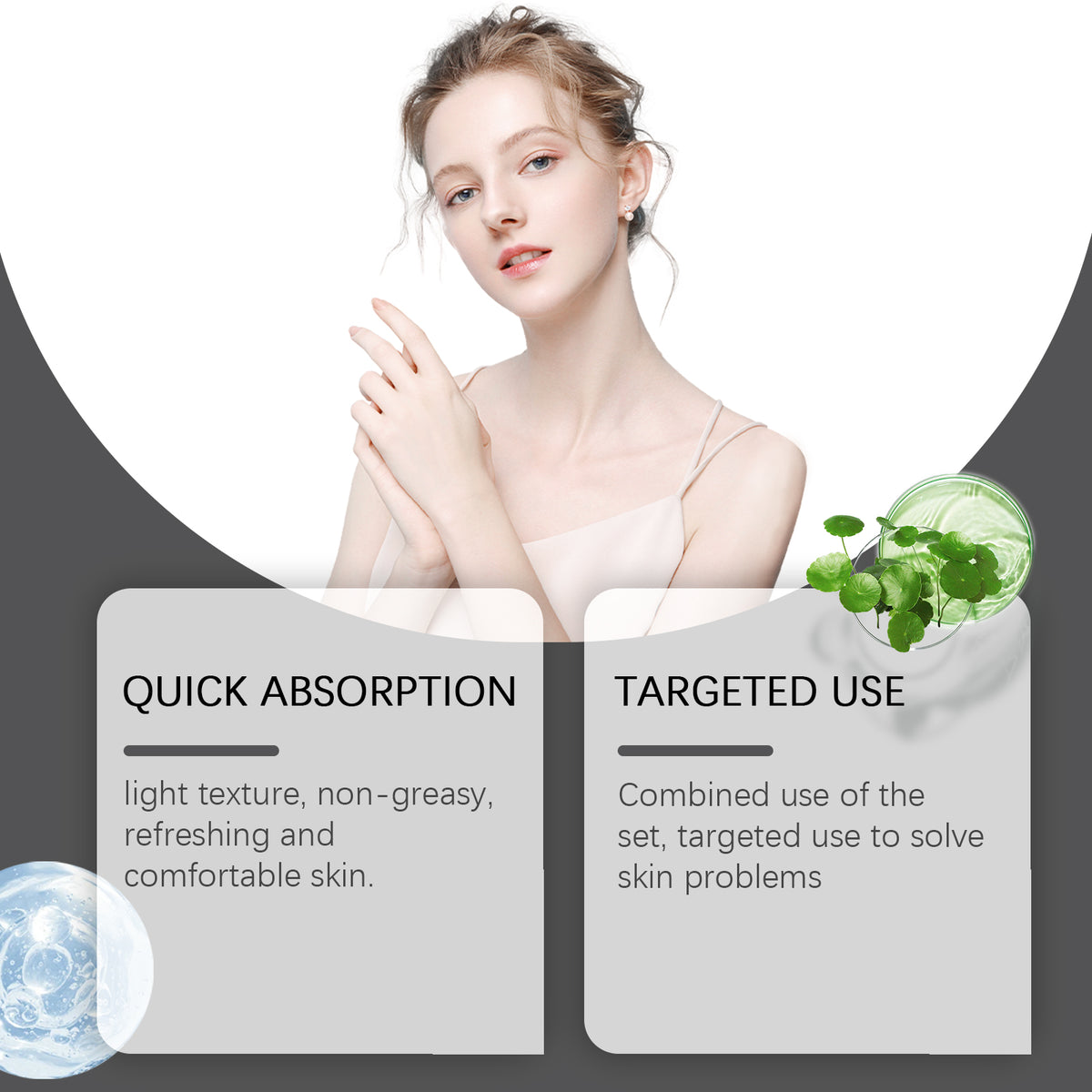 Serum Gift Box 5-Piece Facial Moisturizing And Hydrating Daily Repair Serum Gift Box