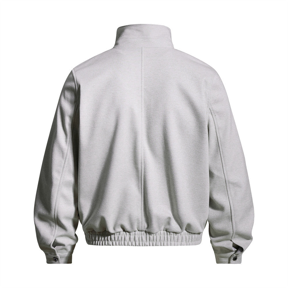 Men’s Stand-Collar Zip-Up Jacket