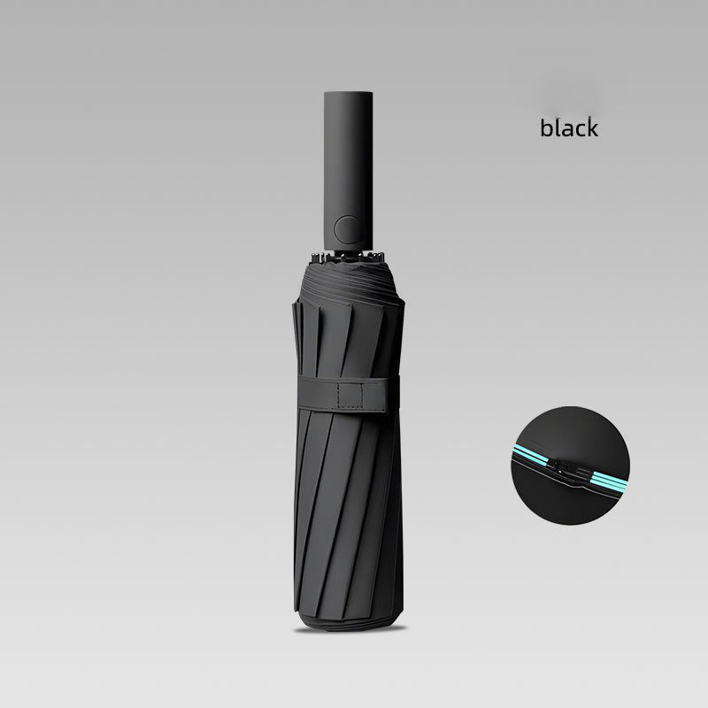 Automatic large folding umbrella