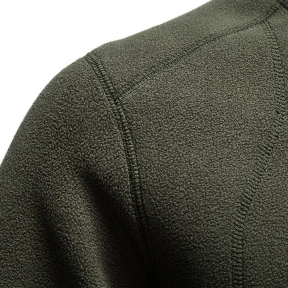 Long sleeved zipper jacket for men