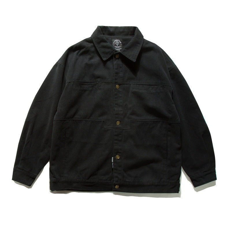 Solid color jacket for men