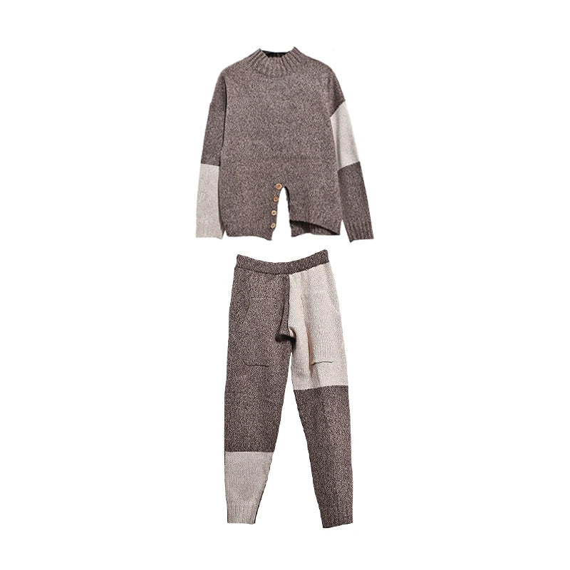 Women's Knit Sweater & Pants Set